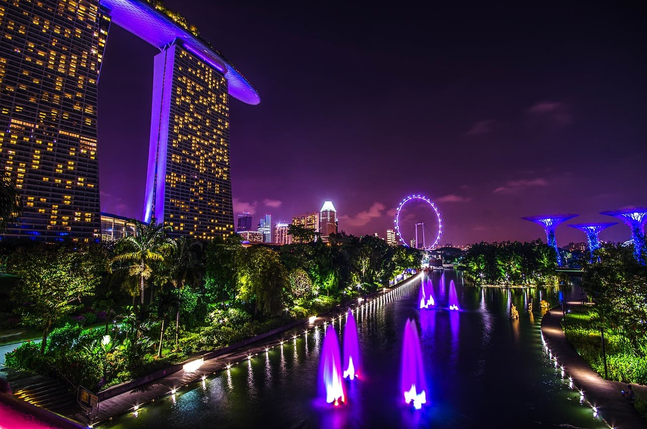 Singapore cityscape showcasing economic development